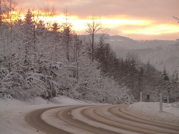 road in winter