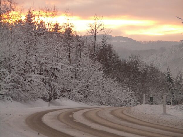 road in winter