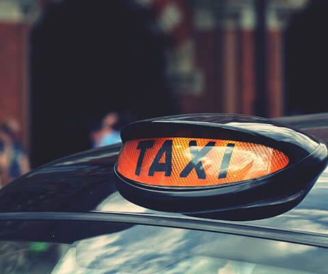 taxi sign