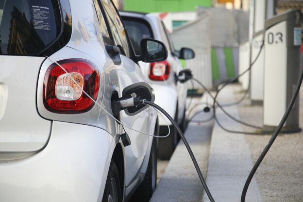 Electric cars charging